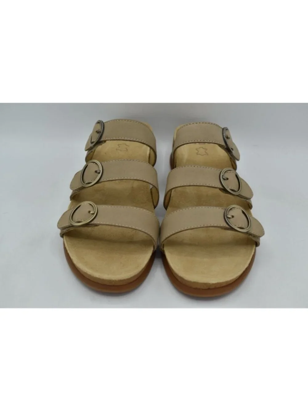 Dansko Womens Size‎ EU 38 Campbell Milled Nubuck Sand Tan Slip On Sandals Shoes